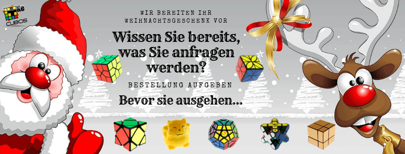 WEIHNACHTEN bei MasKeCubos.com, Wir haben Ihr Geschenk für Sie bereit